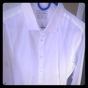 Calvin Klein BRAND NEW CALVIN white pinstriped